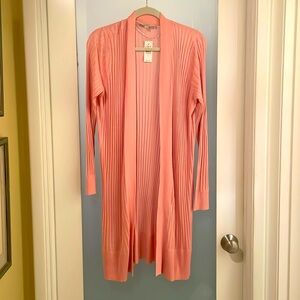 Lightweight Open front long cardigan (NWT!!)